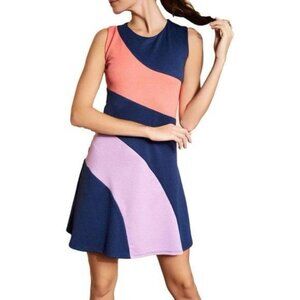 Hutch Fit And Flare Sleeveless Color Block Dress Size XXL